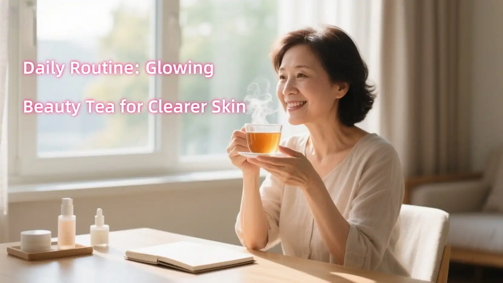Daily Routine: Glowing Beauty Tea for Clearer Skin